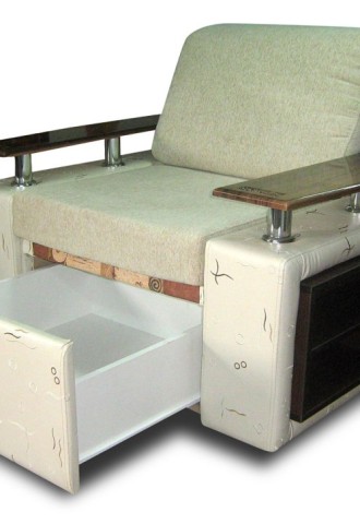 Диван с выдвижным столиком из подлокотника (68 фото)