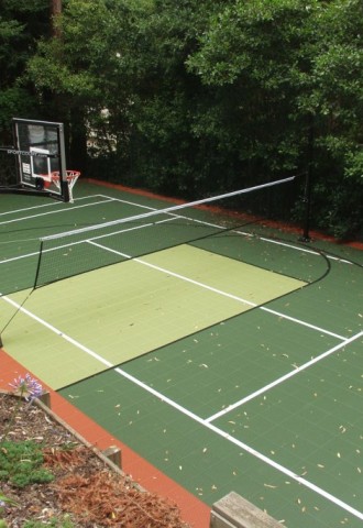 Баскетбольная площадка для дачи (82 фото)