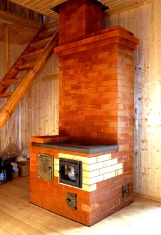 Разновидности кирпичных печей для дома на дровах (48 фото)