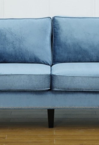 Светло голубой диван (67 фото)