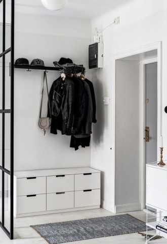 Шкаф для одежды в скандинавском стиле (68 фото)