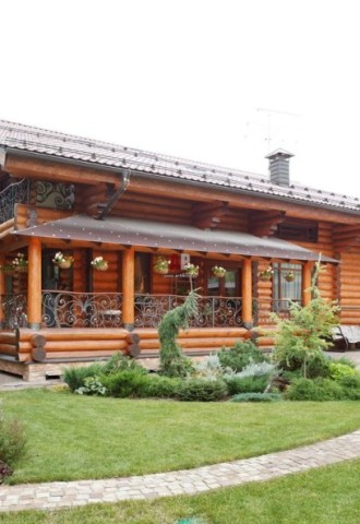 Ландшафтный дизайн деревянного дома (78 фото)