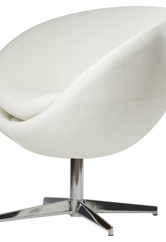 Кресло вращающееся charm белое (73 фото)