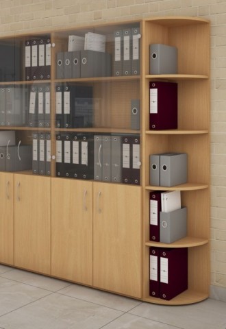 Шкафы для офиса деревянные (66 фото)