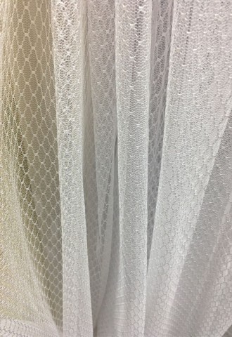 Ткань для штор микросетка с вышивкой (65 фото)