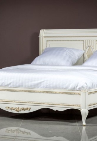 Кровать двуспальная тиффани из массива (76 фото)
