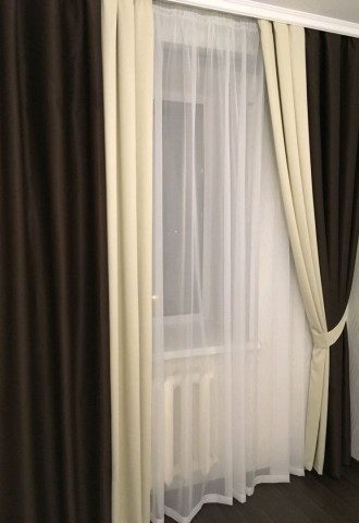 Два тюля на одном окне (55 фото)