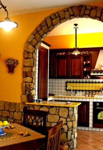 Арка между кухней и залом с барной стойкой (77 фото)