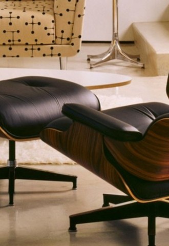 Кресло eames lounge кожа (69 фото)