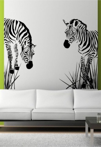 Фотообои рисунок зебры (67 фото)