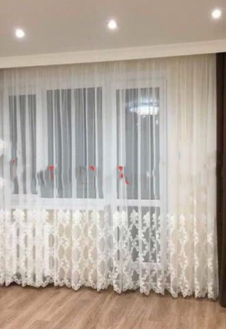 Дизайн штор для спальни на одну сторону (73 фото)