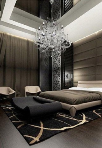 Шикарная спальня в современном стиле (90 фото)