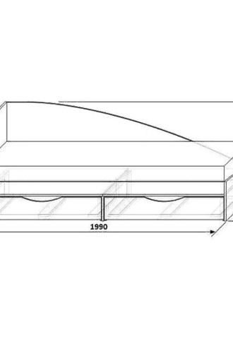 Размер односпальной кровати с ящиками (57 фото)