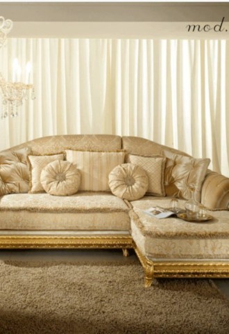 Угловой диван в классическом стиле (72 фото)