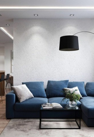 Дизайн гостиной с диваном (71 фото)