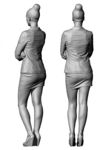 Скульптурное изображение стоящей женской фигуры (63 фото)