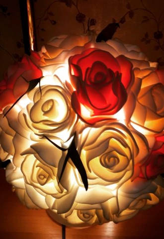 Цветок светильник ручной работы (64 фото)