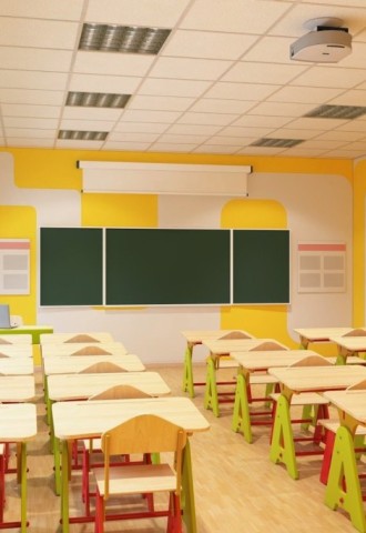 В какой цвет покрасить стены в классе в школе (79 фото)