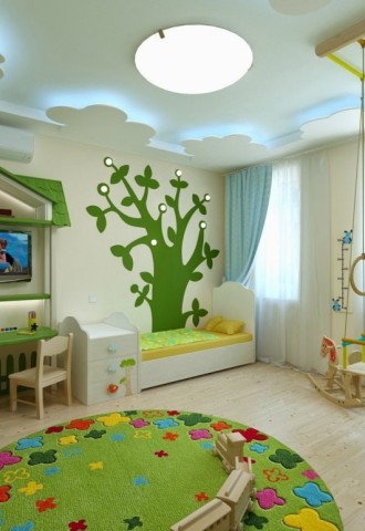 Ремонт детской комнаты для двоих детей (73 фото)