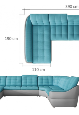 Размер углового дивана в гостиную стандарт (72 фото)