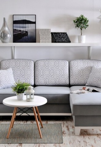 Угловой диван в скандинавском стиле (71 фото)