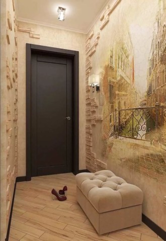Ремонт коридора в квартире дизайн модный (49 фото)