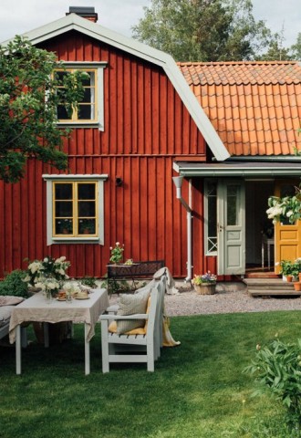 Шведский домик для дачного отдыха (72 фото)