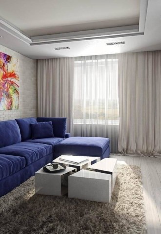 Угловой диван в однокомнатной квартире (74 фото)