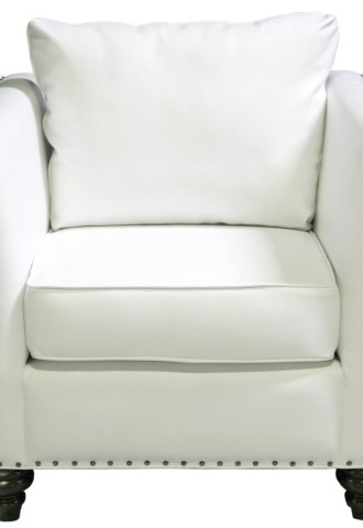 Белое кожаное кресло (54 фото)