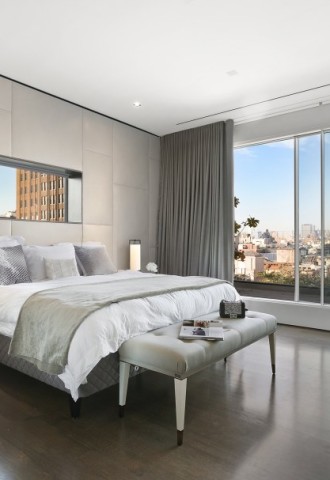 Дизайн спальни с панорамными окнами (78 фото)