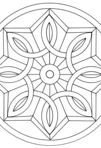 Шаблон арабески из геометрических фигур (61 фото)