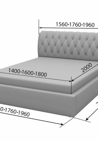 Какой размер двуспальной кровати самый удобный (68 фото)