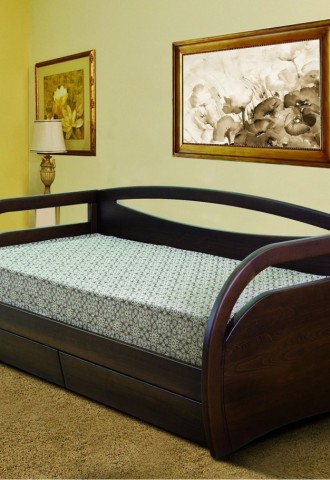 Односпальная боковая кровать тахта угловая спейн (70 фото)