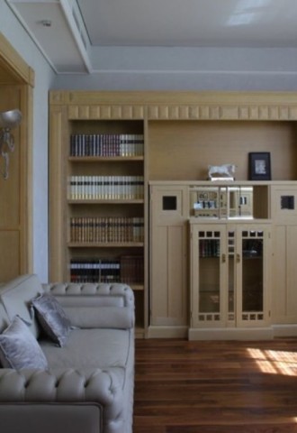 Интерьер кабинета домашнего с диваном (101 фото)