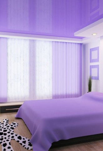 Фиолетовый цвет в комнате (93 фото)