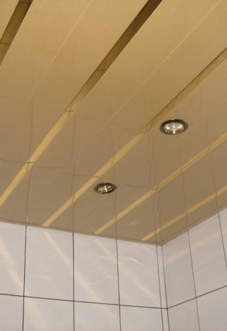 Алюминиевый потолок в ванной (57 фото)