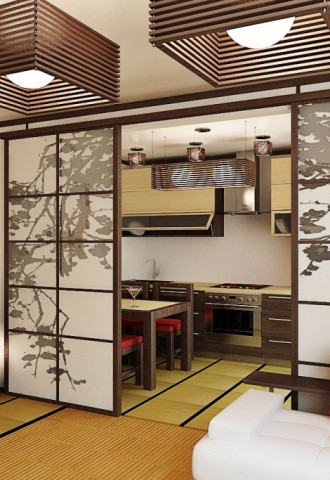 Японский дизайн комнаты (57 фото)