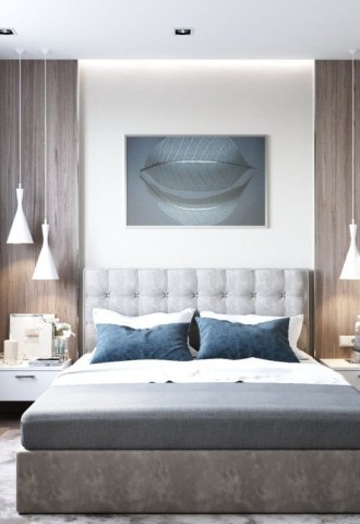 Спальня дизайн интерьера в современном стиле (58 фото)