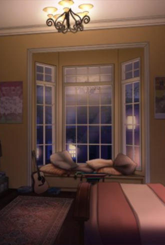 Аниме фон комната ночью с кроватью (50 фото)