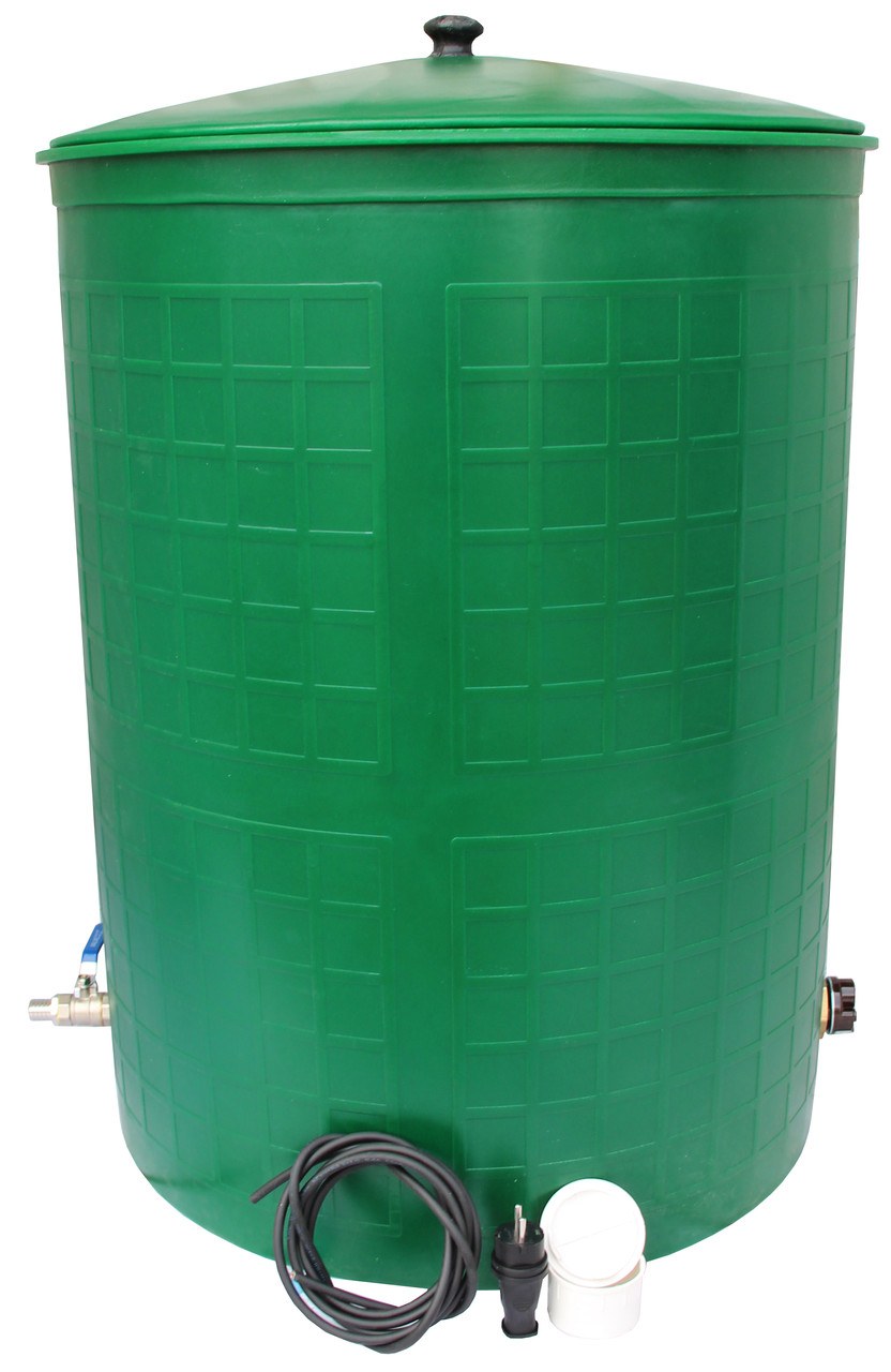 Бак-бочка 300 л м-3047 с крышкой