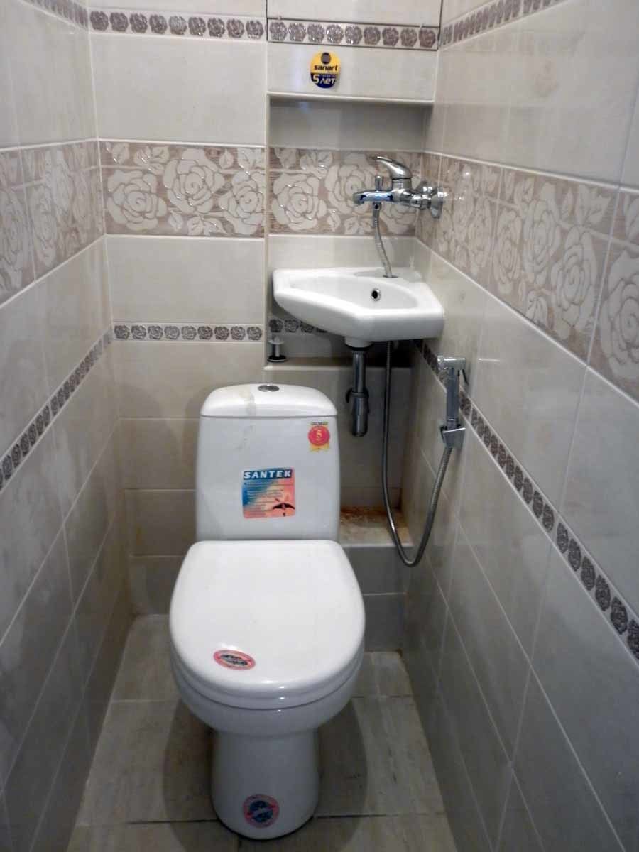 Отделка туалета в панельном доме