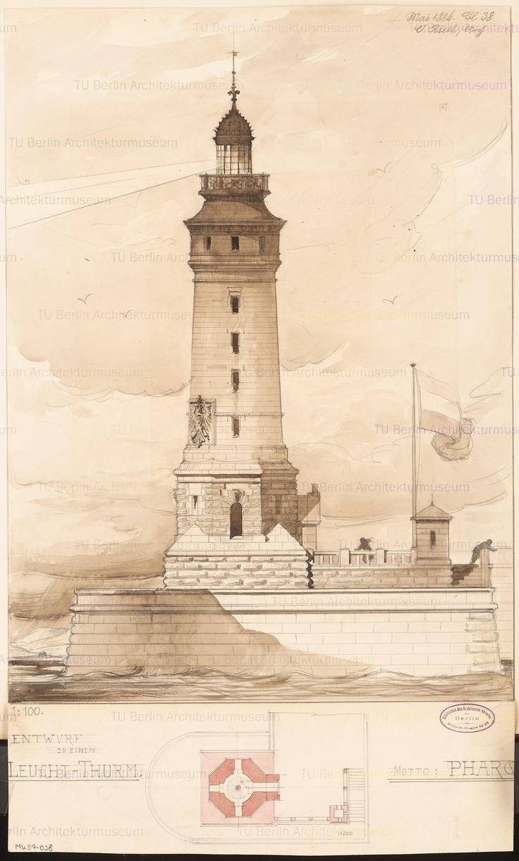 Маяк Анива Сахалин чертежи