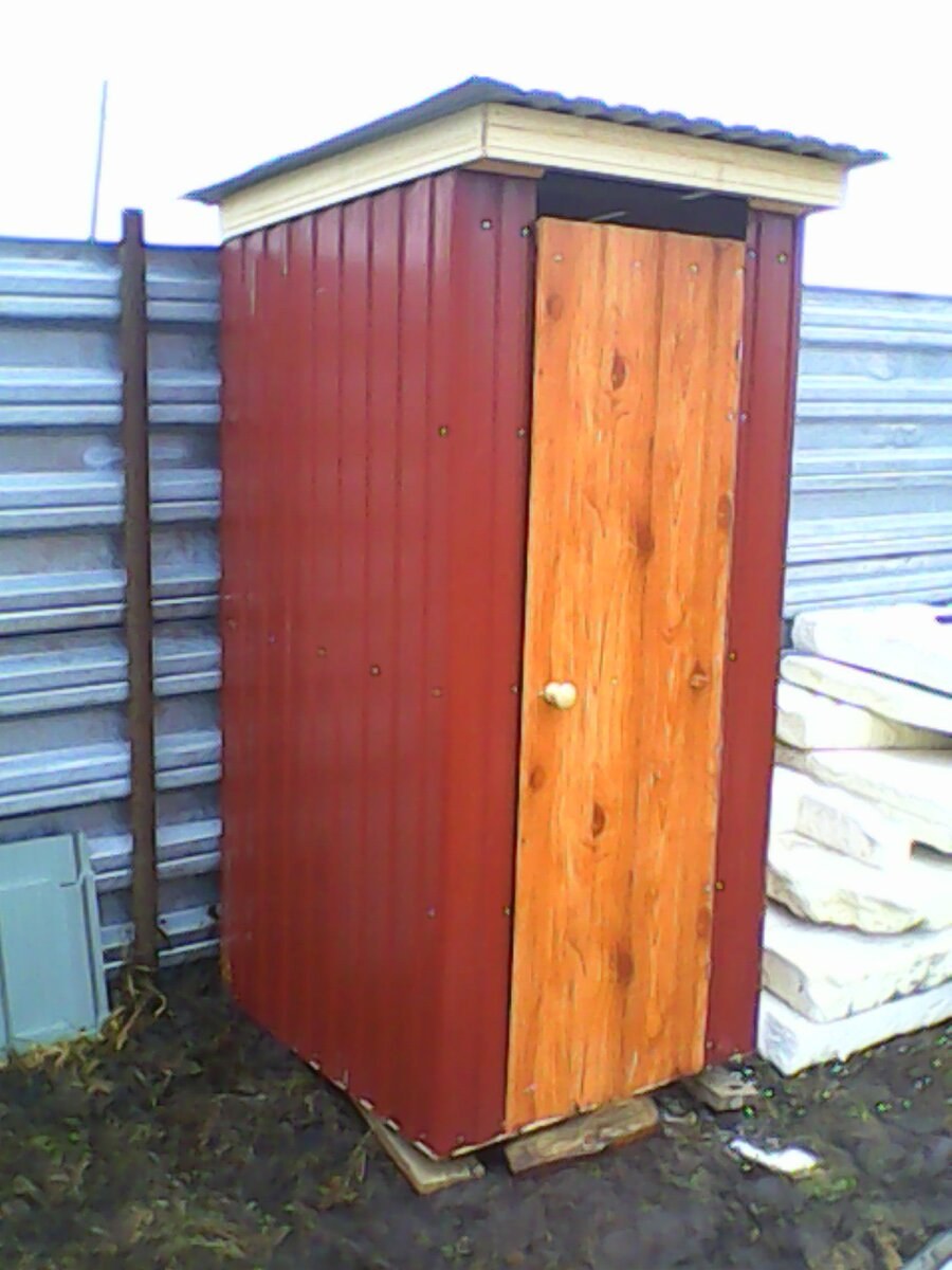 Отделка туалета на даче