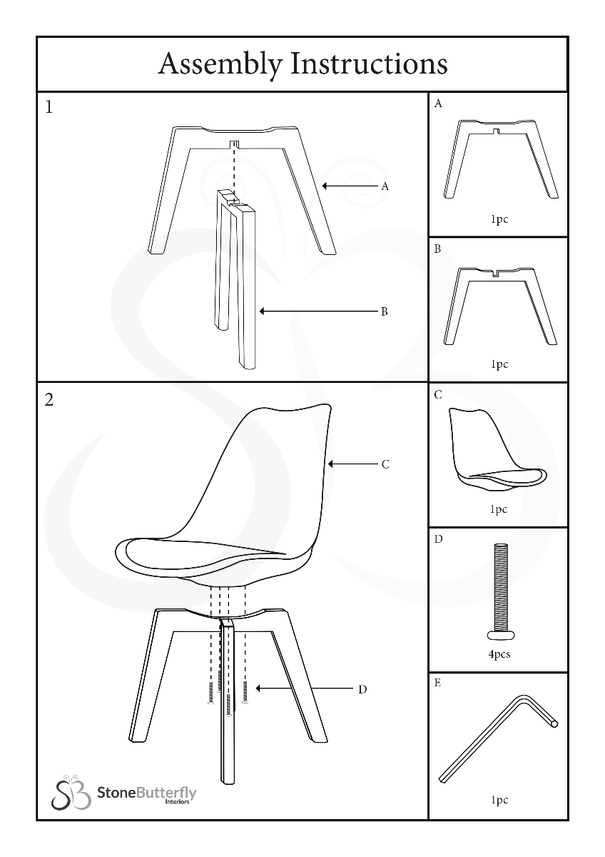 Чертежи каркаса кресла СССР