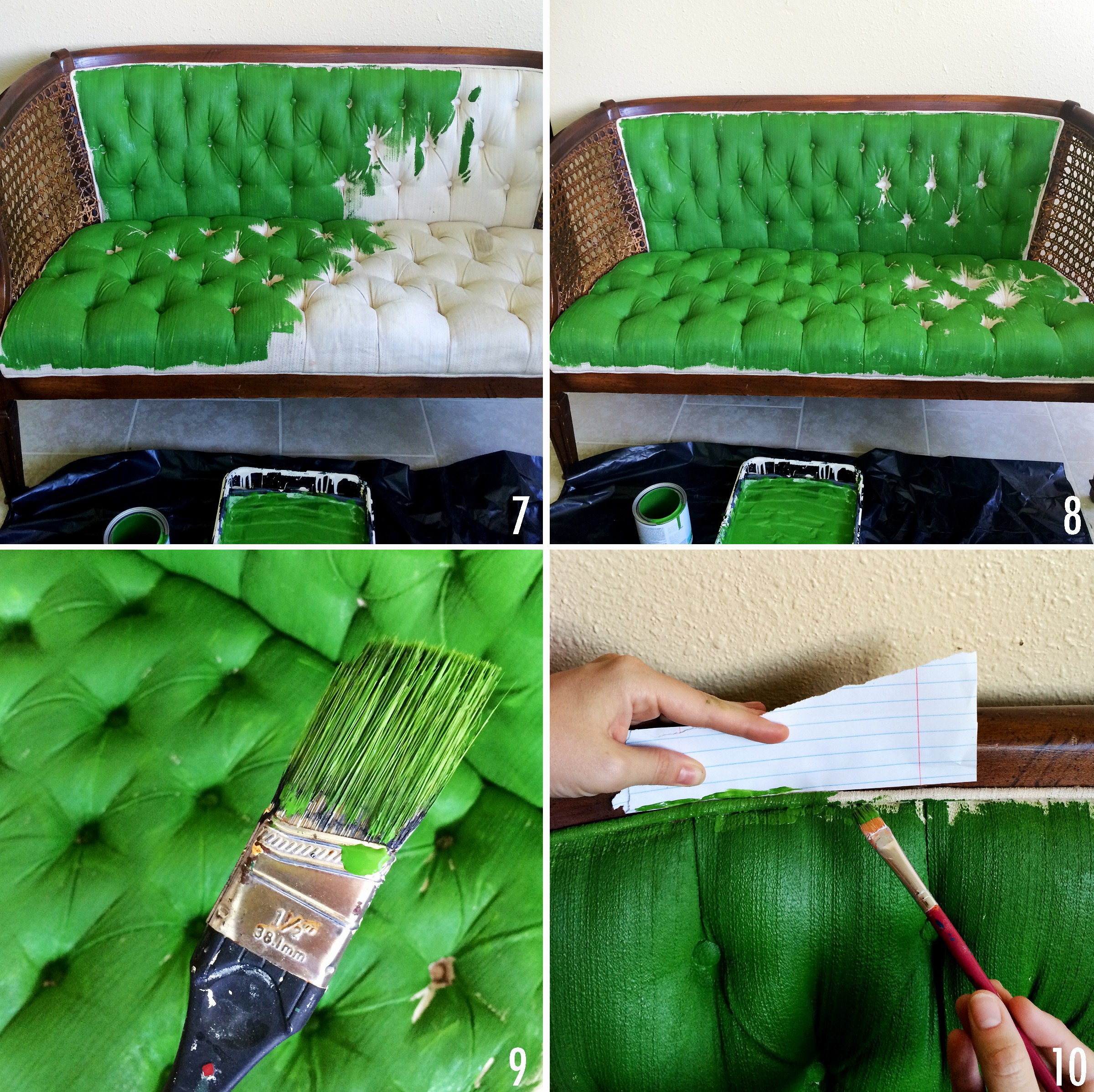 Перекраска дивана