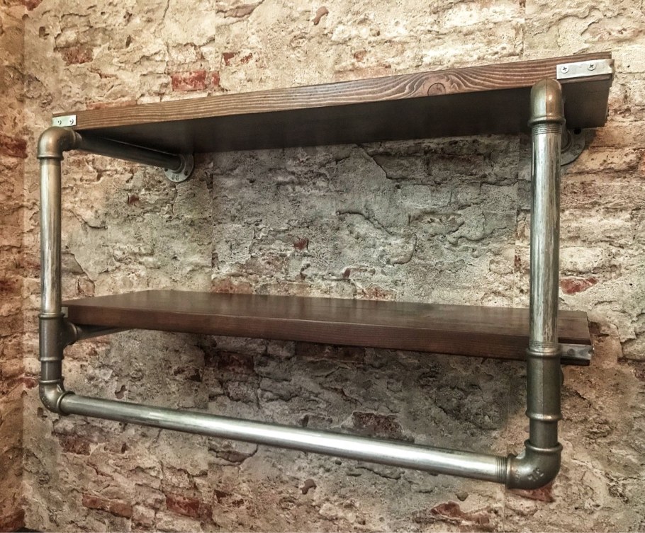 Мебель из водопроводных труб в стиле лофт