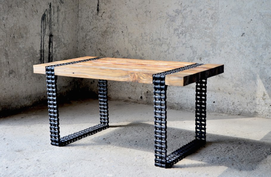 Мебель лофт стол из цепей