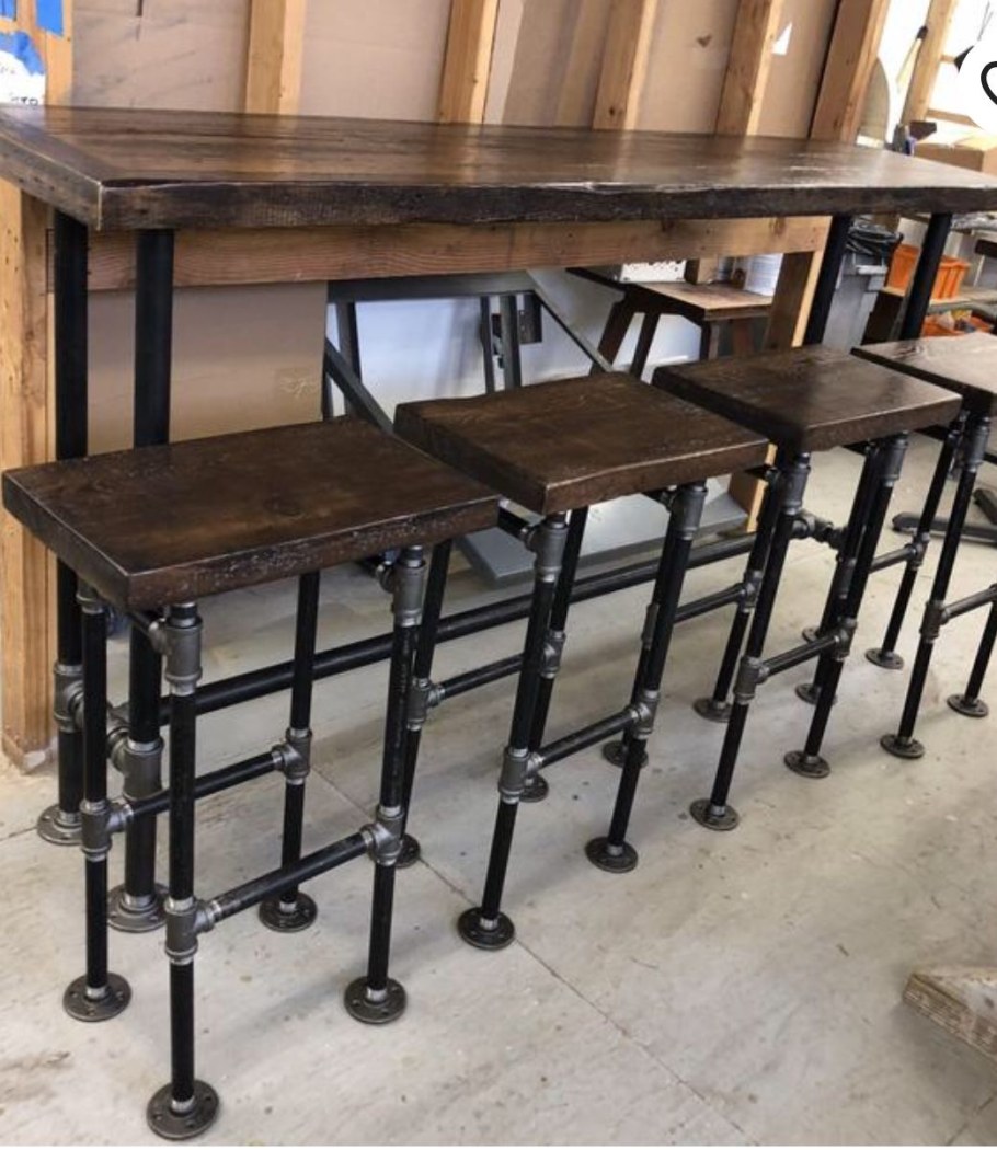 Барная мебель из труб