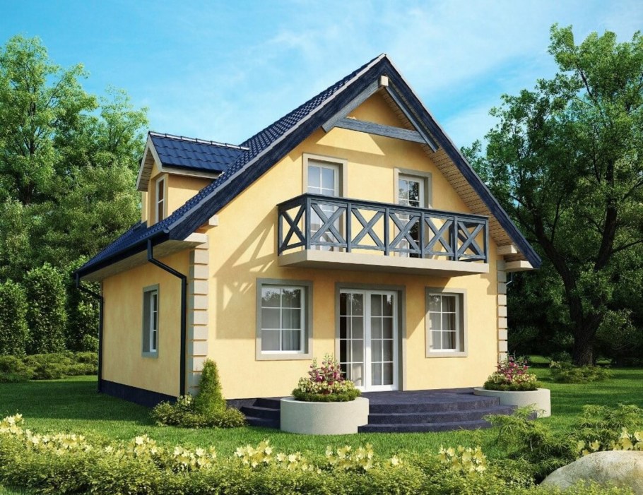 Крафтсман стиль загородный дом