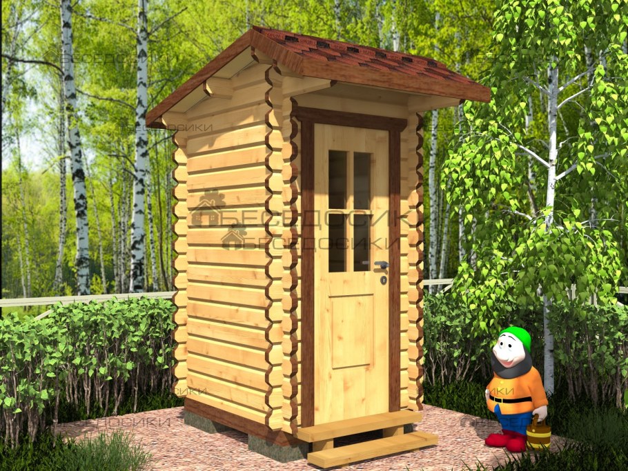 Туалет дачный